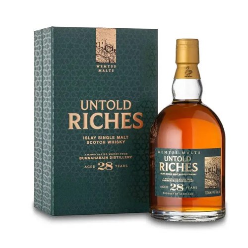 Wemyss Malts Bunnahabhain 28 Year Old ‘Untold Riches’ Single Malt Whisky 70cl